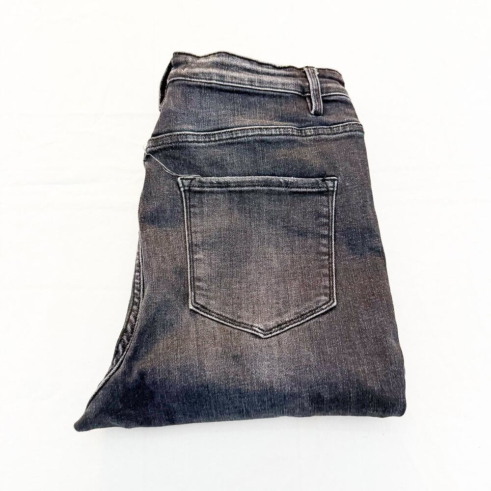 Flying Monkey Black Gray Wash Skinny Denim Jeans Stretch Size 31